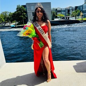 Fashion Nova Red Gown!!!